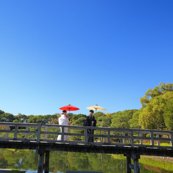 前撮り|和装|フォトウェディング|名古屋|北徳|白鳥庭園