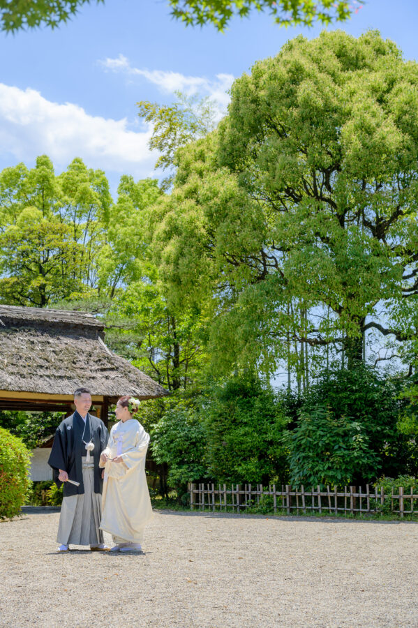 東山荘　白無垢ロケ