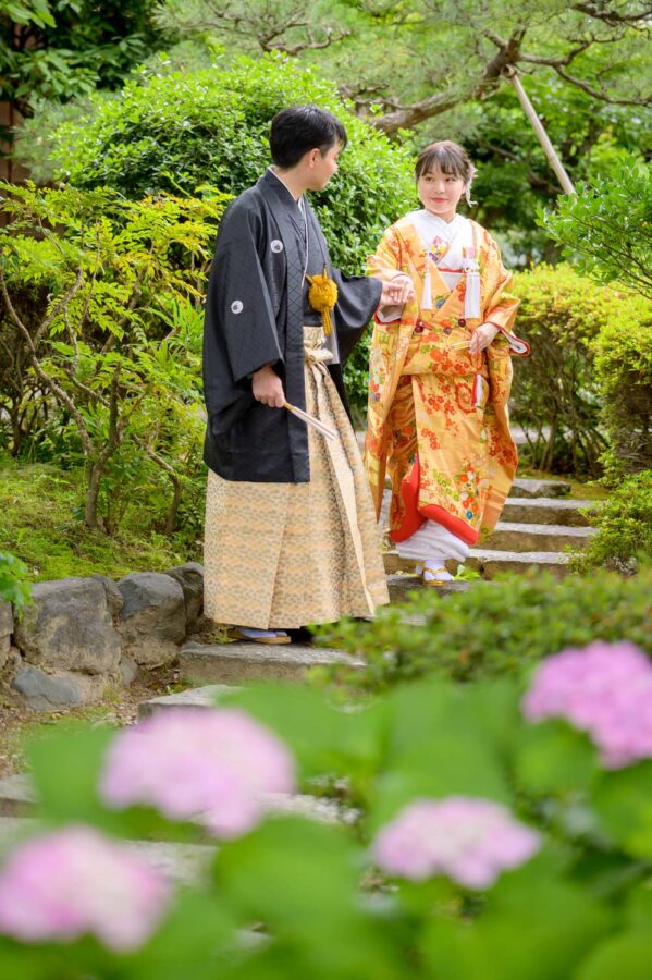 中村公園ロケ　前撮り　和装　名古屋　北徳