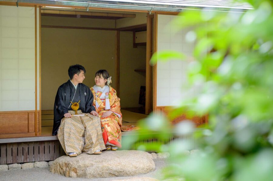 中村公園ロケ　前撮り　和装　名古屋　北徳