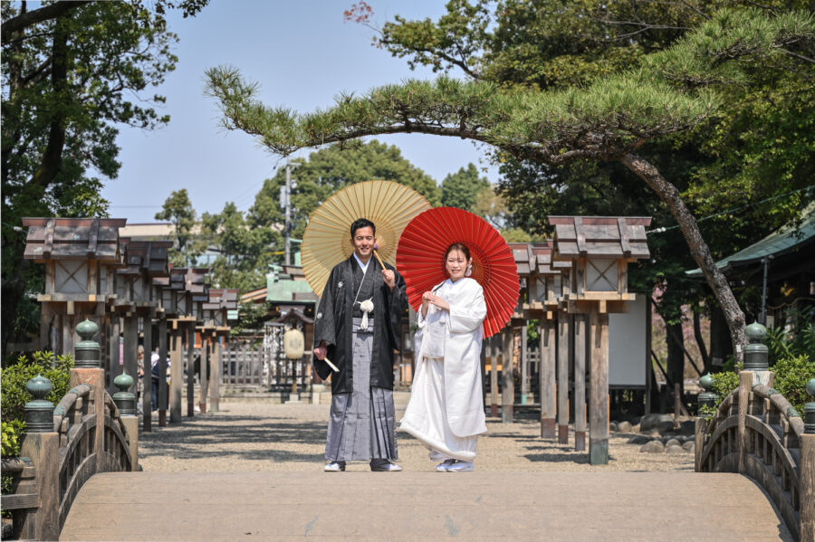 前撮り｜和装｜フォトウェディング｜名古屋｜北徳｜中村公園｜和装ロケーションフォト