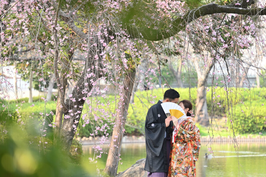 前撮り｜和装｜フォトウェディング｜名古屋｜北徳｜中村公園｜和装ロケーションフォト