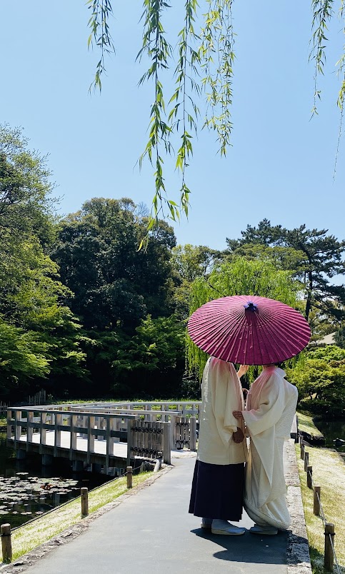 和装前撮り名古屋徳川園1