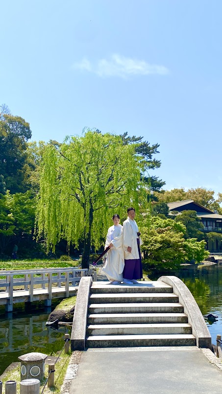 和装前撮り名古屋徳川園2