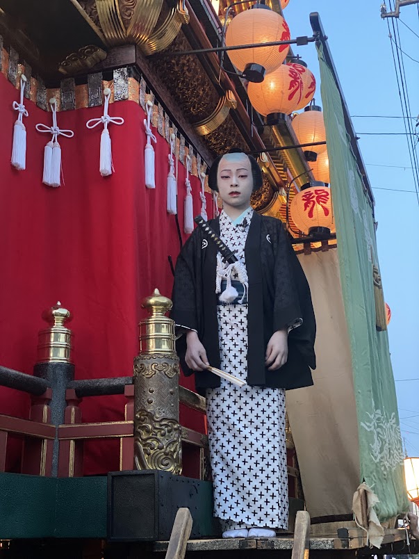 北徳　垂井曳山祭り　地歌舞伎