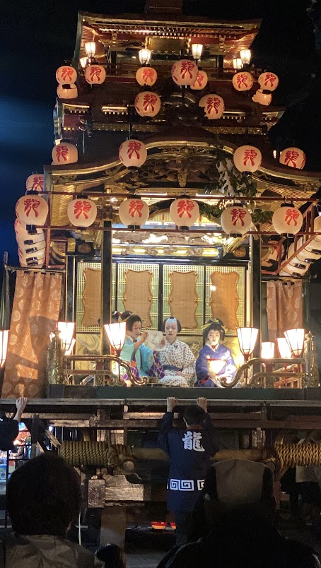 垂井曳山祭り　地歌舞伎