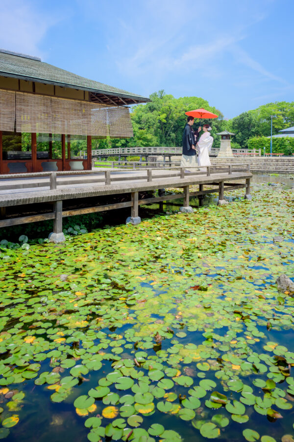 フォトウェディング｜和装｜前撮り｜名古屋｜白鳥庭園