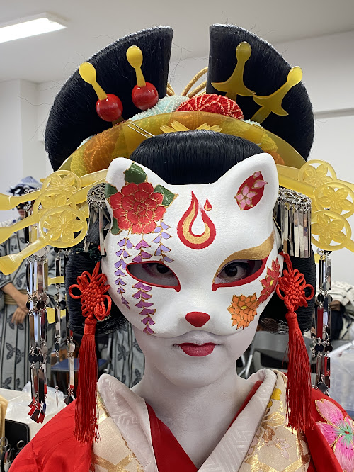 御園通商店街花魁道中　百狐夜行