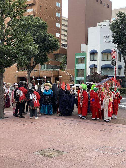 御園通商店街花魁道中　百狐夜行