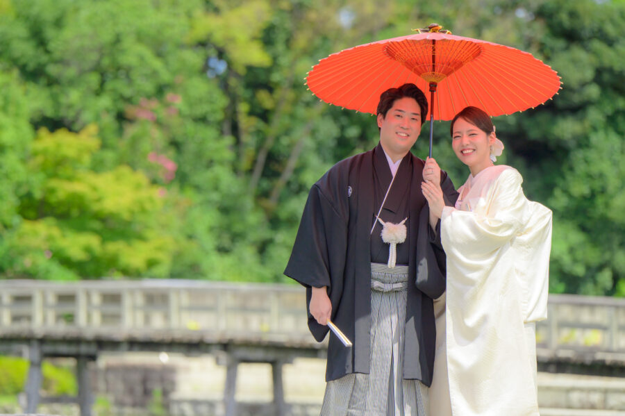 白鳥庭園|和装|前撮り|名古屋|フォトウェディング