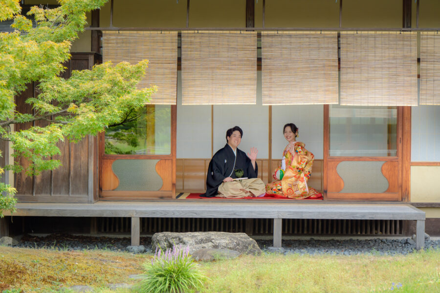 白鳥庭園|和装|前撮り|名古屋|フォトウェディング