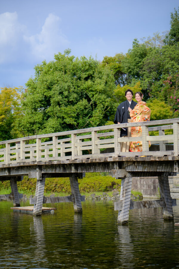 白鳥庭園|和装|前撮り|名古屋|フォトウェディング