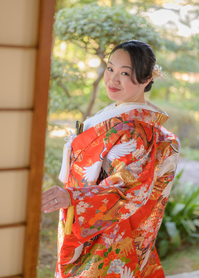前撮り｜和装｜フォトウェディング｜名古屋｜北徳｜中村公園｜色打掛