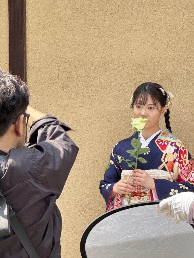 成人記念|和装|振袖|名古屋|北徳| ロケーションフォト