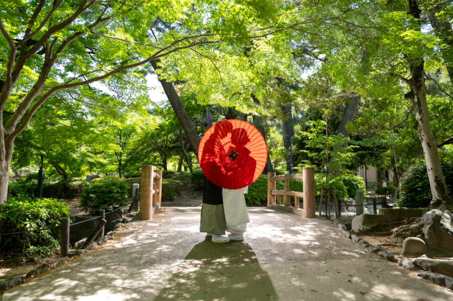 前撮り|和装|フォトウェディング|名古屋|中村公園|北徳