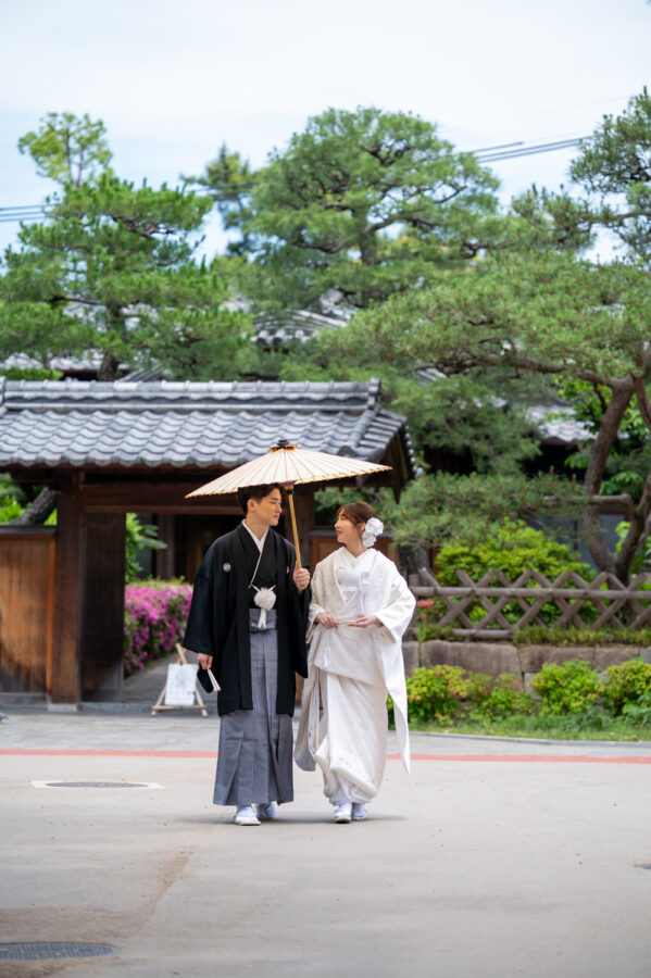 前撮り｜和装｜フォトウェディング｜名古屋｜中村公園｜北徳